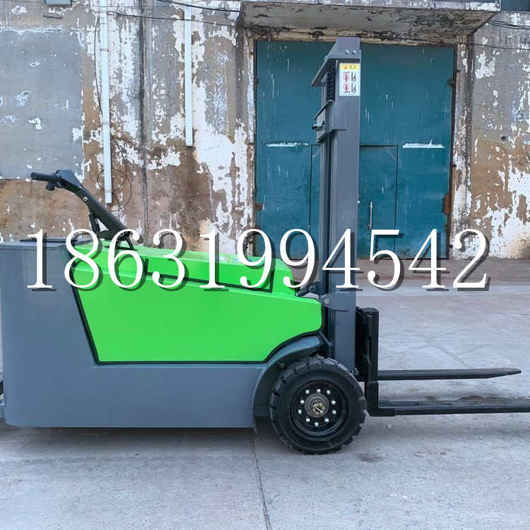 通渭县小型电动叉车1吨2吨步行站驾式电瓶堆高充电装卸车液压升降车铲车